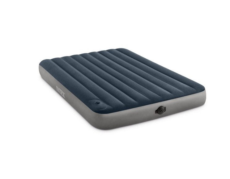 10" Queen Air Mattress with 2-Step AA Battery Inflation Pump System