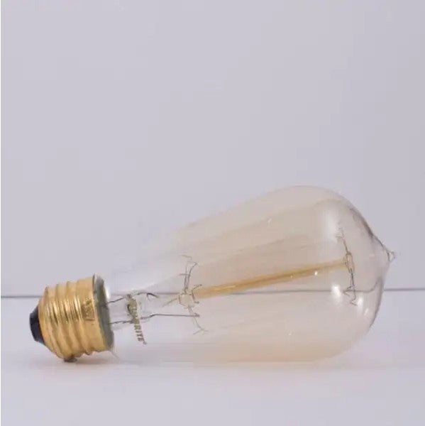 60-Watt ST18 Incandescent Light Bulb Medium Base (E26) Antique Nostalgic Thread 2200K (4-Pack)