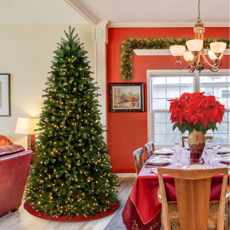 6.5ft National Christmas Tree Company Jersey Frasier Fir Artificial Christmas Tree 700ct Clear K8769