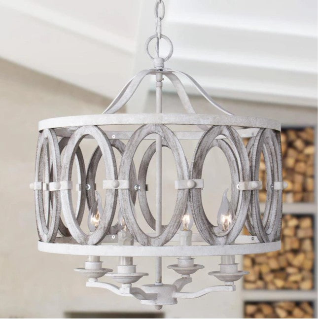 4-Light Farmhouse Chandelier