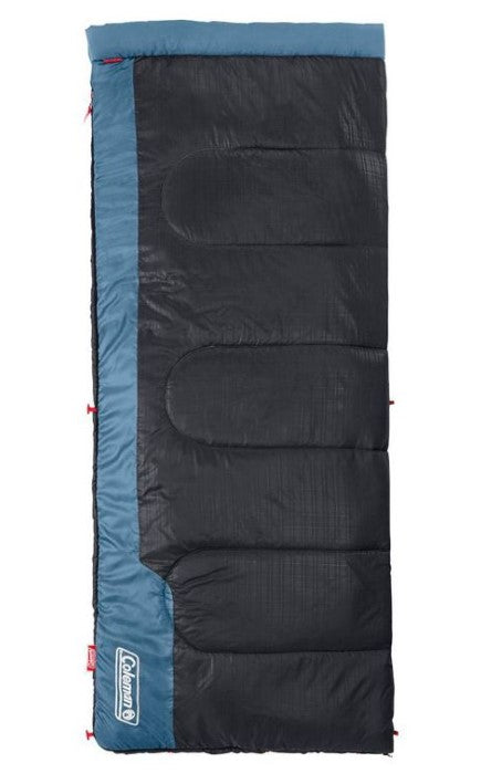 75" x 33"  Bannack 50 Degree Sleeping Bag Blue