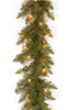 9 ft. Pre-Lit Dunhill Fir Garland with Clear Lights