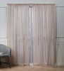 Belfry Sheer Rod Pocket Top Curtain Panels, Set of 2, Blush, 50