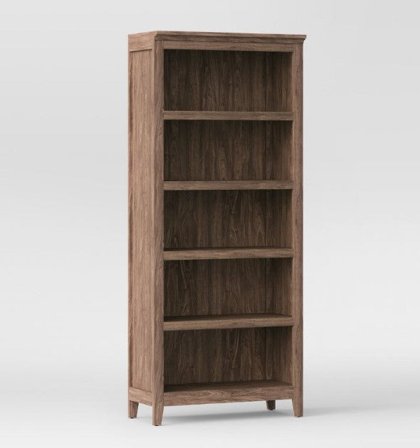 72" Carson 5 Shelf Bookcase
