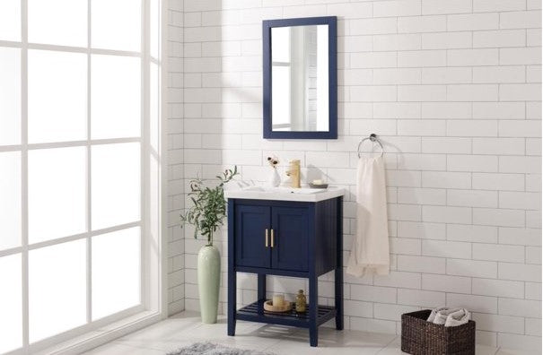 24-inch Kd Blue Sink Vanity