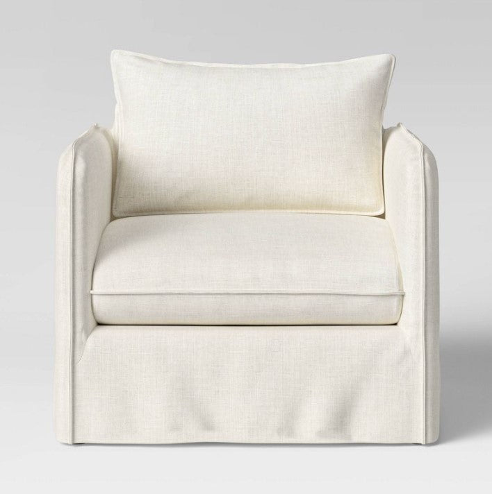 Berea Slouchy Lounge Chair with French Seams
