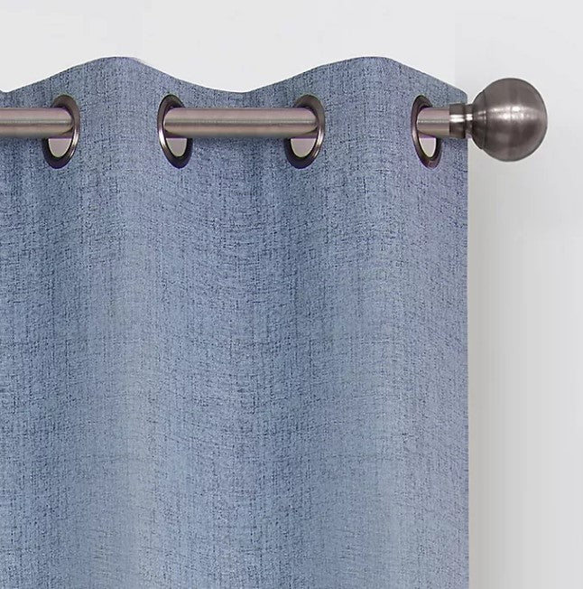 84-Inch Grommet Blackout Window Curtain Panels in Blue (Set of 2)