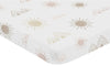 Boho Desert Sun Baby Girl Fitted Mini Portable Crib Sheet - Blush Pink Mauve Gold Taupe Bohemian Watercolor Mountains Southwest - Western/Baby Girl - Multi B74-DS365