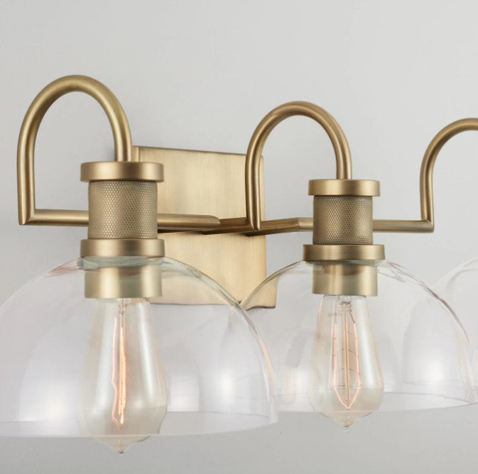 3 Light 27" Wide Bathroom Vanity Light
