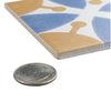 Revival Leaf Mini 4 in. x 4 in. Ceramic Floor and Wall Tile (189 Tiles)