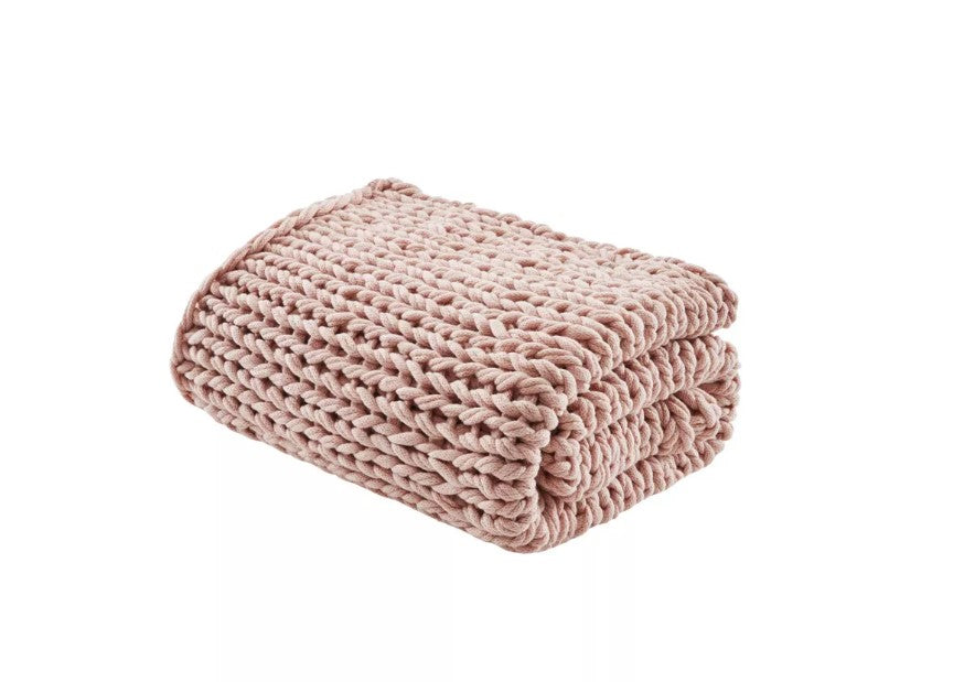 50"x 60" Chunky Double Knit Handmade Throw Blanket