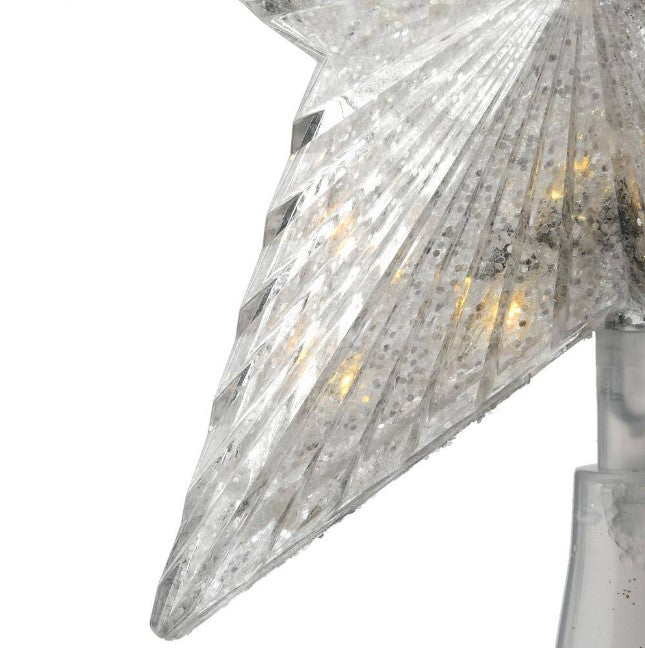 10 in. Star Tree Topper with 20 Dual Color LED Lights
