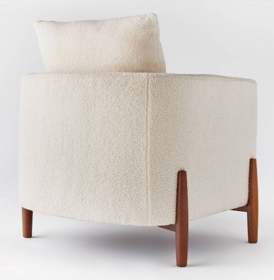 Elroy Accent Chair with Wood Legs