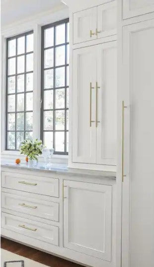 Bar Pulls 5-1/16 in (128 mm) Center-to-Center Golden Champagne Drawer Pull