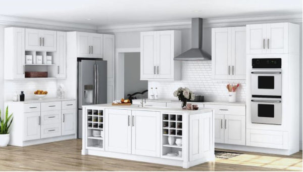 Shaker Above Refrigerator Deep Wall Bridge Kitchen Cabinet in