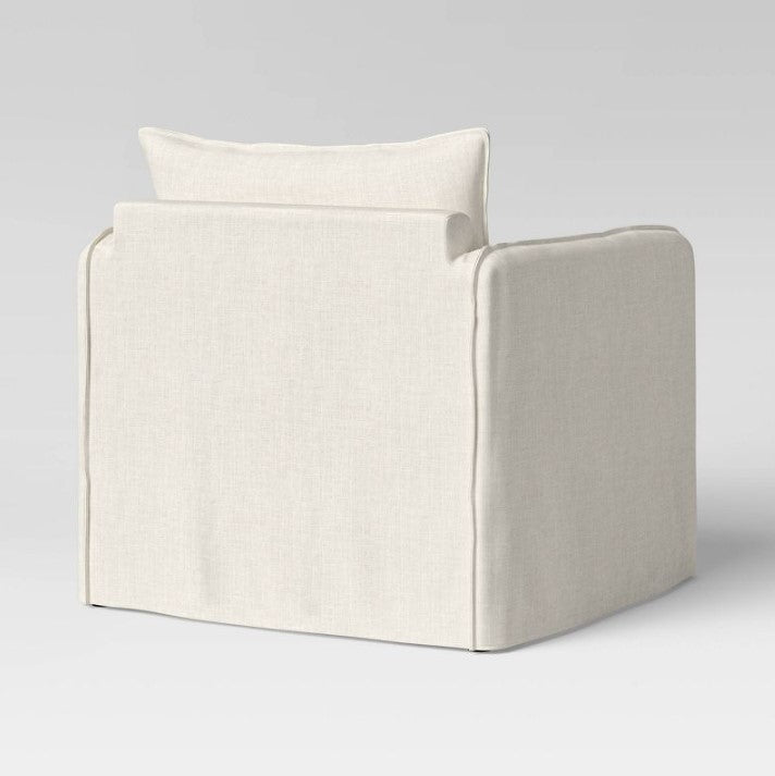 Berea Slouchy Lounge Chair with French Seams
