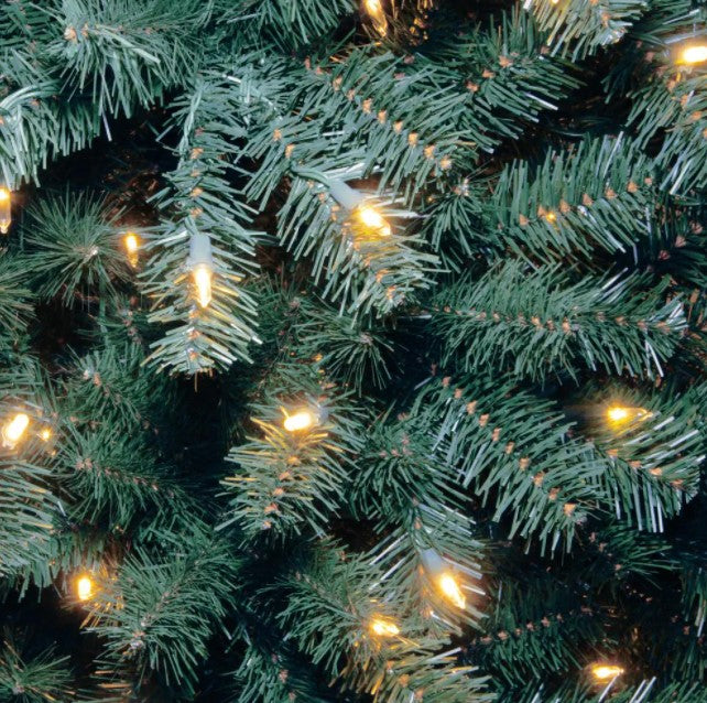 6.5 ft. North Valley Blue Spruce Artificial Christmas Tree with Clear Lights