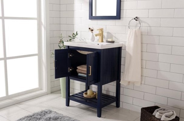 24-inch Kd Blue Sink Vanity