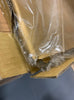 3 Shelves Helix Metal Rolling Utility Cart Gold