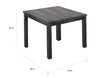 Best Master Furniture Antique Grey Counter Height Transitional Dining Table - Antique Grey pt699