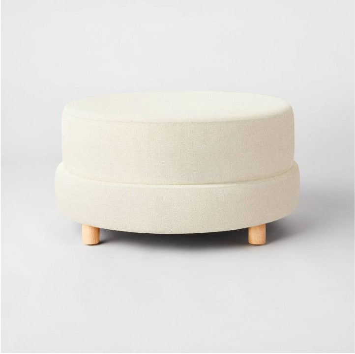 Wilmington Upholstered Round Ottoman