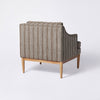 Howell Upholstered Accent Chair with Wood Base