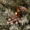 32 in. Snowy Dunhill Fir Bethlehem Star with Battery Operated LED Lights