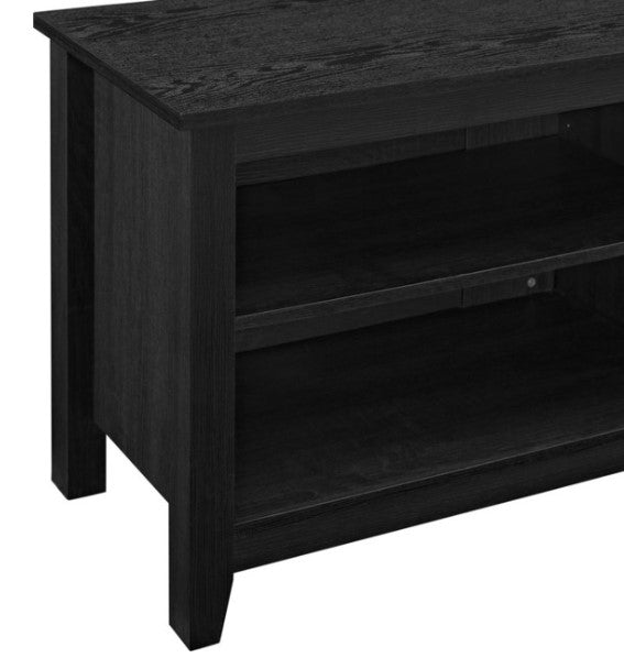 Wood TV Console With Mount, Black