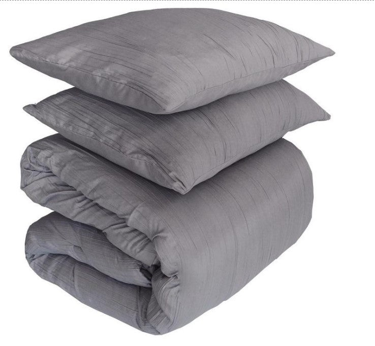 3-Pc Tribeca Crinkle Comforter Sets, King