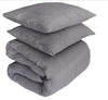 3-Pc Tribeca Crinkle Comforter Sets, King