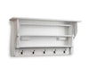 36 in. White Wall Retractable Accordion Drying Rack K7977