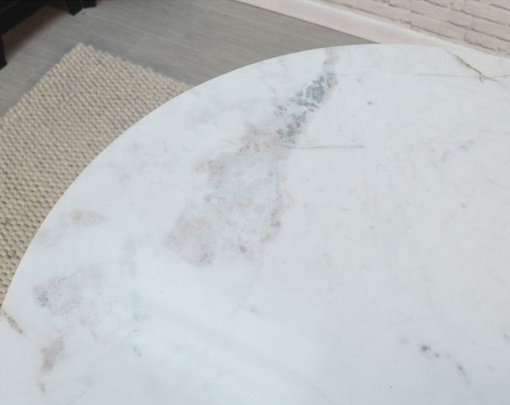 36 " Zaha Round Marble Top