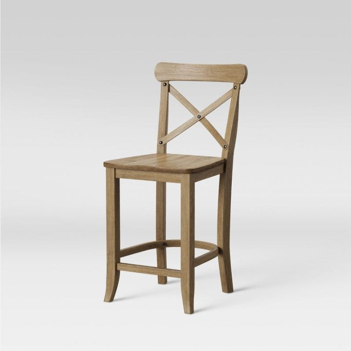 24" Litchfield X-Back Counter Height Barstool