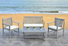 4 Piece Patio Conversation Set with Cushions