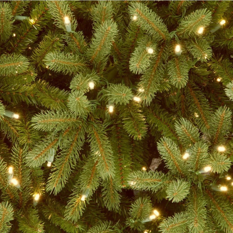 6.5ft National Christmas Tree Company Jersey Frasier Fir Artificial Christmas Tree 700ct Clear K8769
