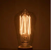 60-Watt ST18 Incandescent Light Bulb Medium Base (E26) Antique Nostalgic Thread 2200K (4-Pack)