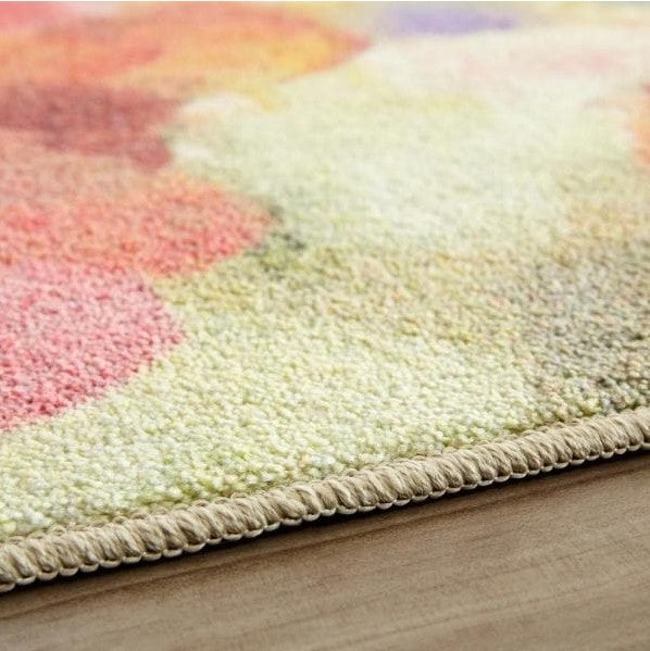 Blurred Blossoms Floral 5'x7'5" Area Rug