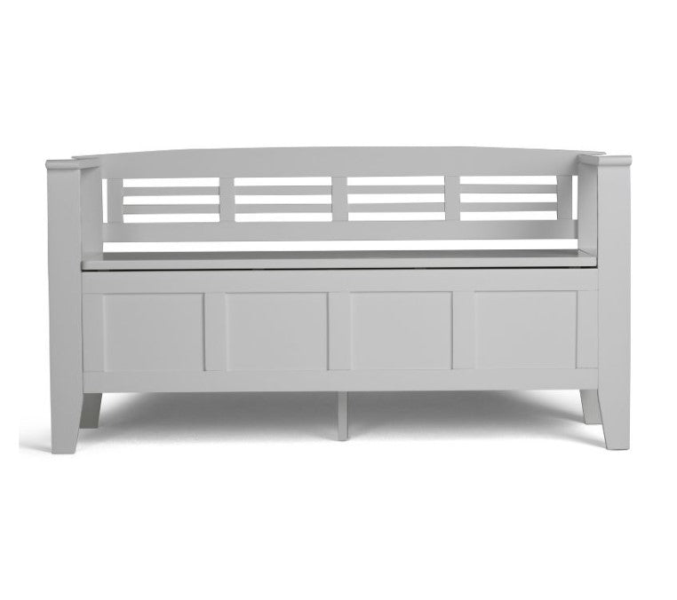48" Chandler Solid Wood Entryway Storage Bench