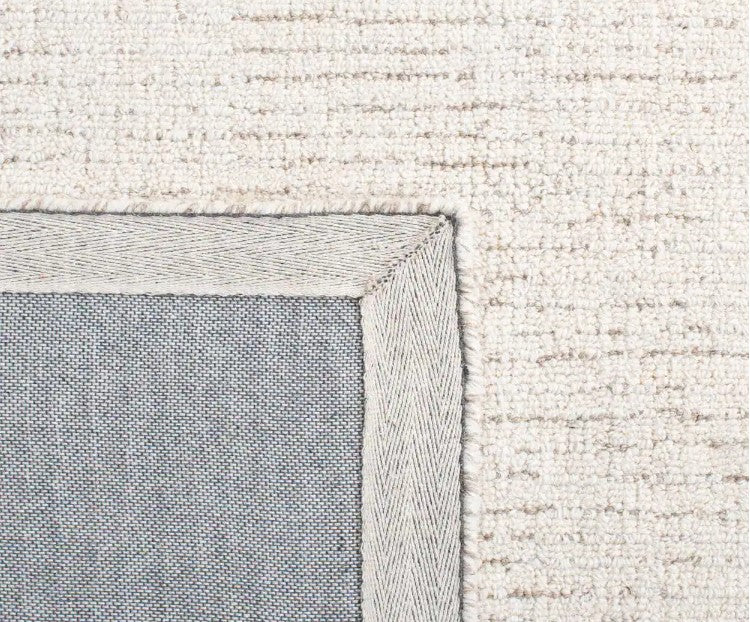 Abstract Ivory/Beige 6 ft. x 6 ft. Speckled Square Area Rug