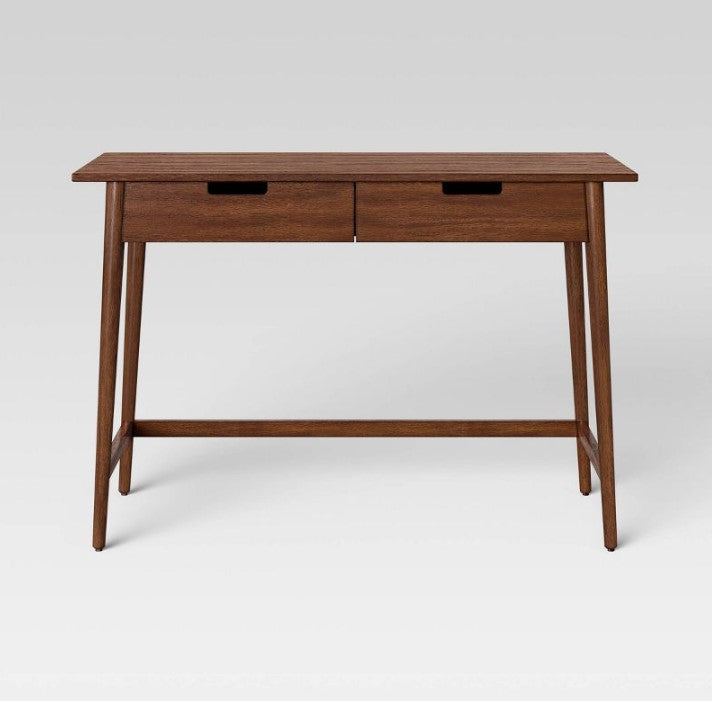 Ellwood Wood Writing Desk with Drawers