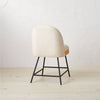 2pk Sepulveda Mixed Material Dining Chairs Ivory/Natural