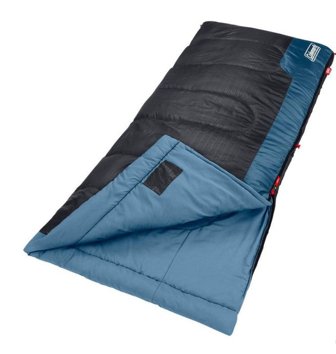 75" x 33"  Bannack 50 Degree Sleeping Bag Blue