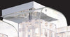 4-Light Chrome  Ceiling Semi-Flush Mount Fixture AH122/AH144/AH181