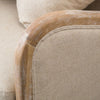 Crenshaw Fabric Wing Chair Beige