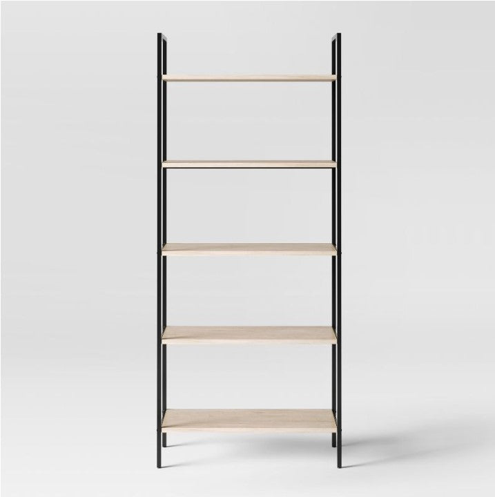 72" 5 Shelf Loring Ladder Bookshelf