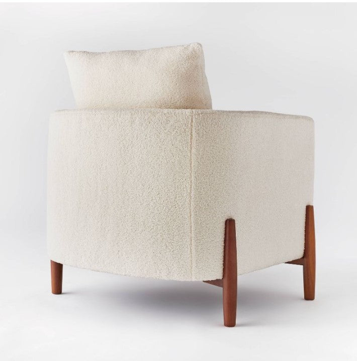 Elroy Accent Chair with Wood Legs