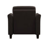 Willow Microfiber Chair with Rolled Arms