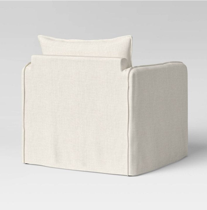 Berea Slouchy Lounge Chair with French Seams