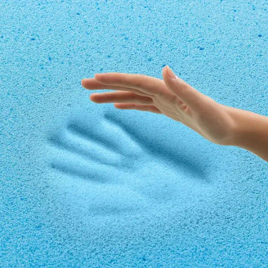 2 in. Medium No Pocket Gel Memory Foam Queen Mattress Topper