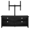 Wood TV Console With Mount, Black